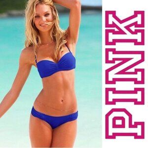 Victoria's Secret PINK | The Knockout Bikini Bottoms Navy | Size Small